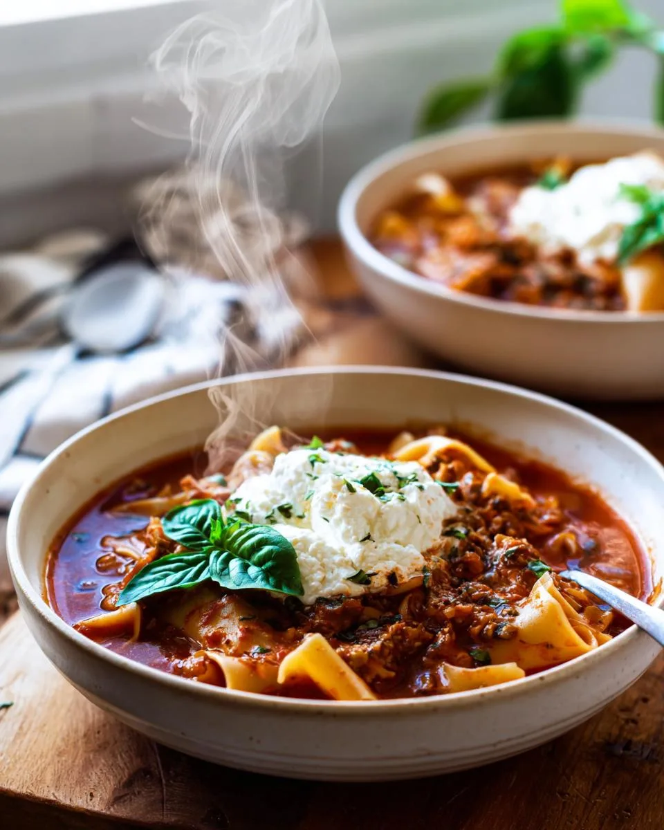 One-Pot Lasagna Soup - detail 4