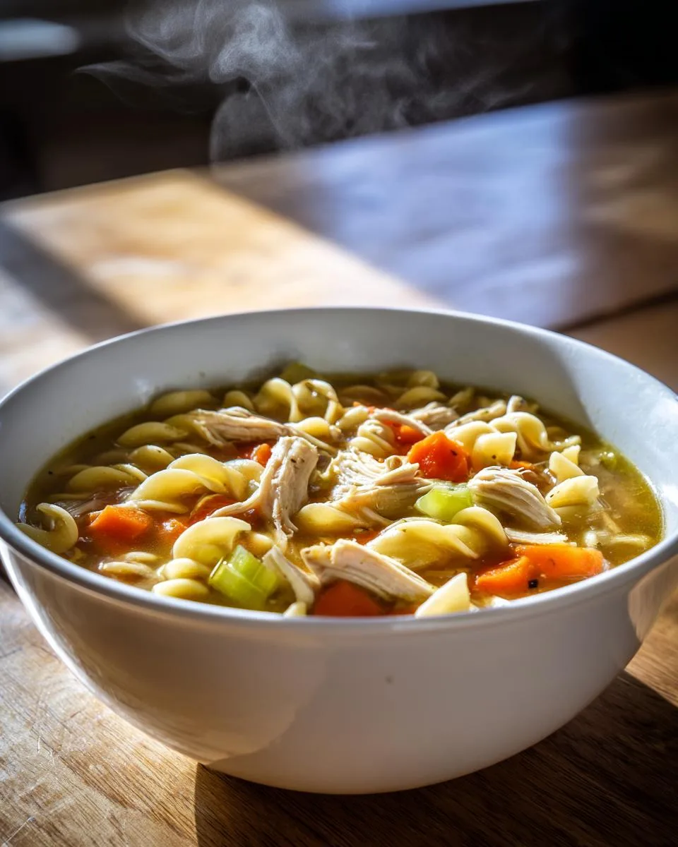 Panera Chicken Noodle Soup - detail 3