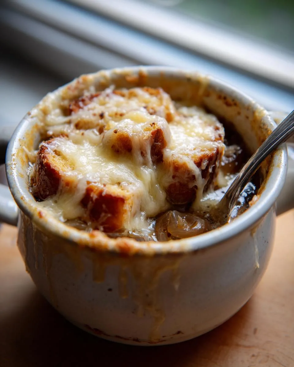 Panera French Onion Soup - detail 4