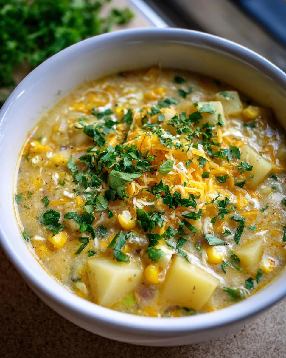 Potato Corn Chowder - detail 4