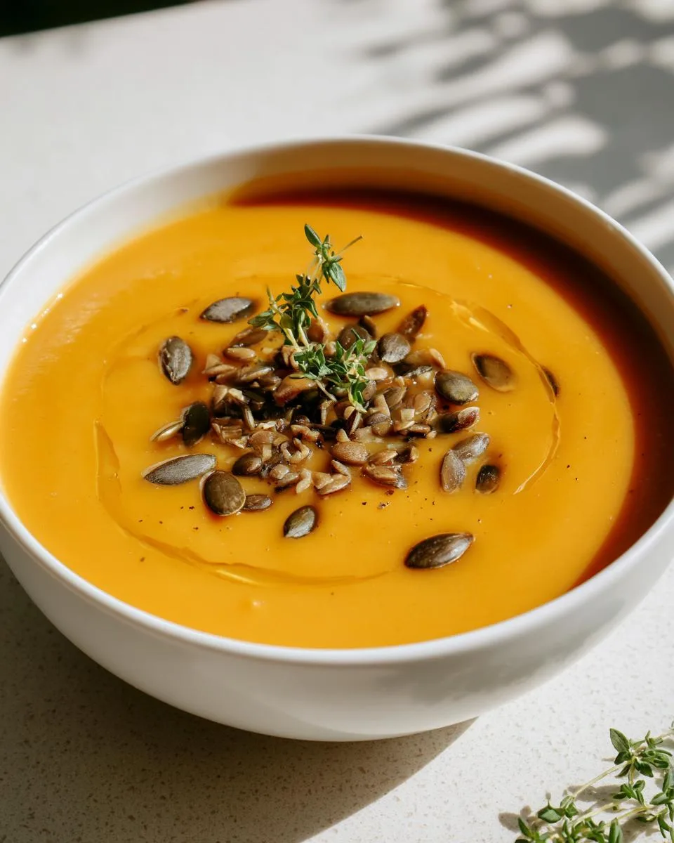 Protein Butternut Squash Soup - detail 3