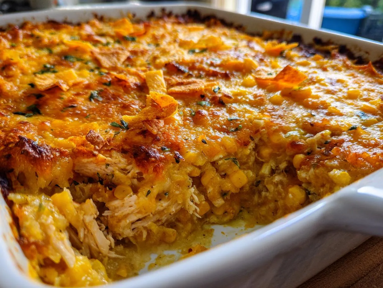 Quick and Tasty Street Corn Chicken Casserole in Just 35 Min