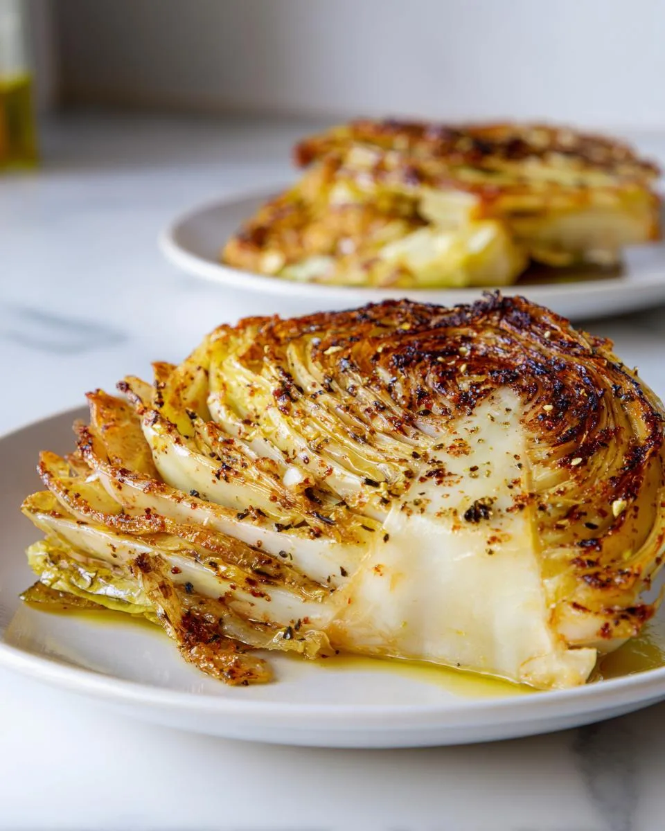 Roasted Cabbage Steaks - detail 3