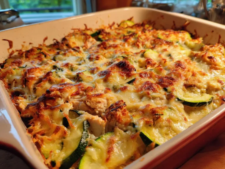 Rotisserie Chicken Zucchini Casserole