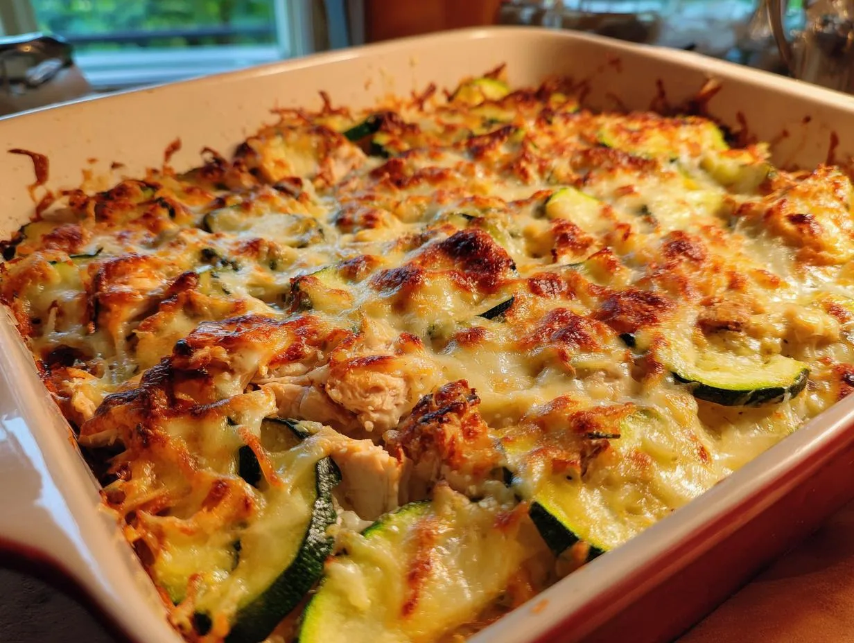 Irresistible Rotisserie Chicken Zucchini Casserole in 45 Min