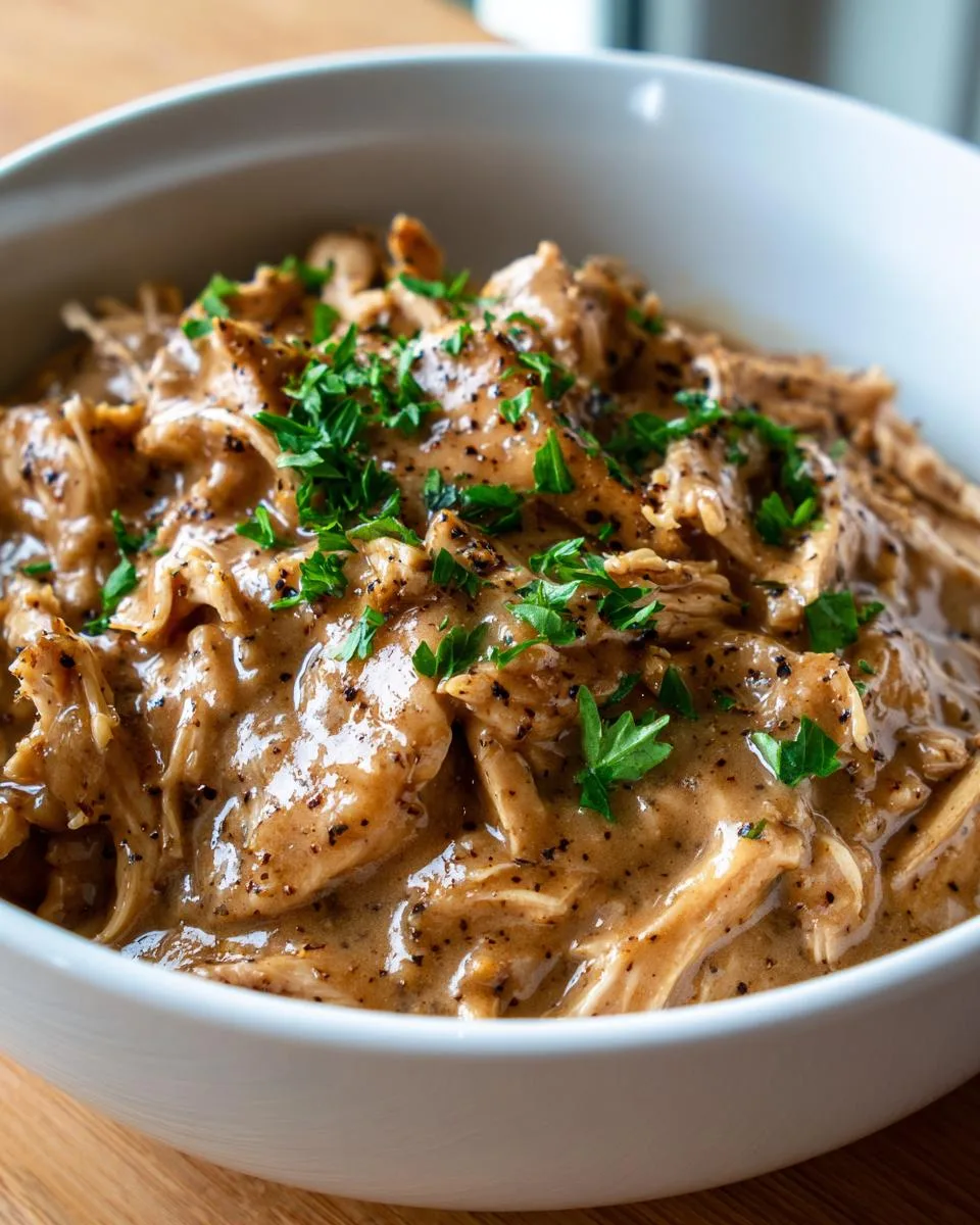 Slow Cooker Chicken and Gravy - detail 2