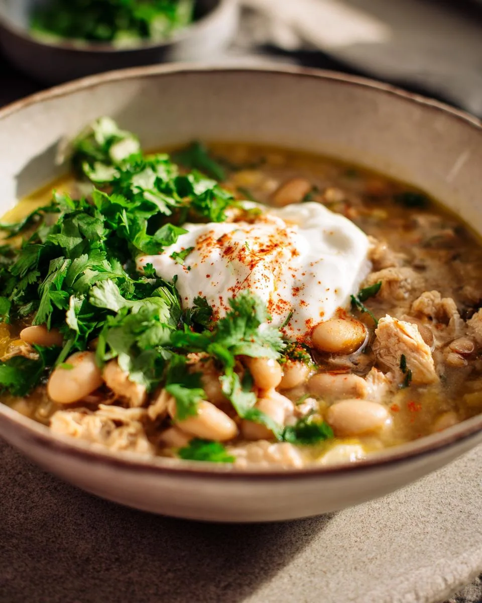 Sour Cream White Chicken Chili - detail 3