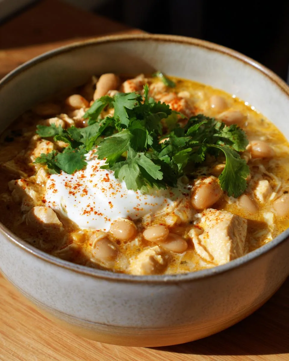 Sour Cream White Chicken Chili - detail 4