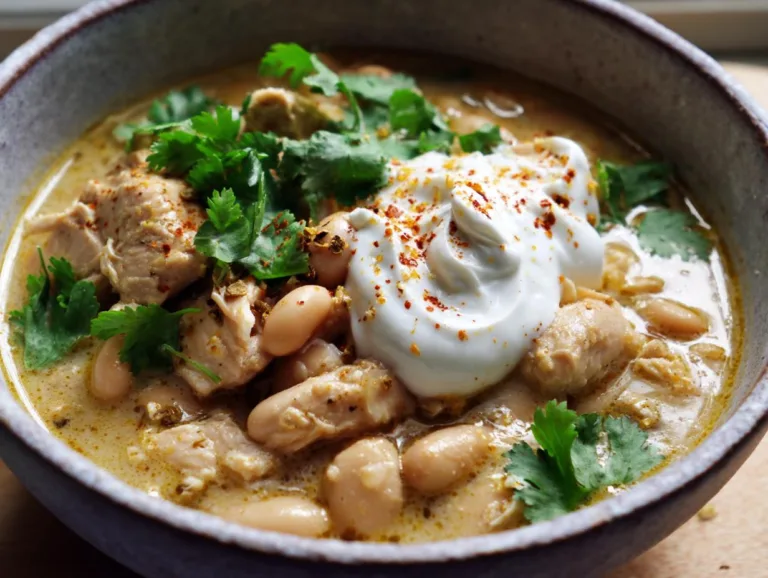 Sour Cream White Chicken Chili