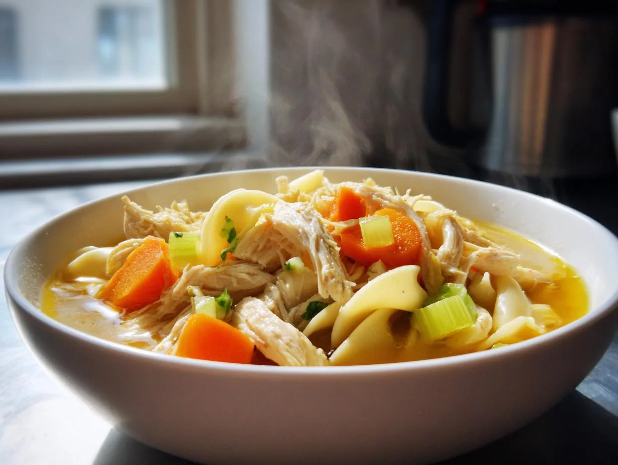 40-Minute Stovetop Chicken Noodle Soup Bursting With Comfort