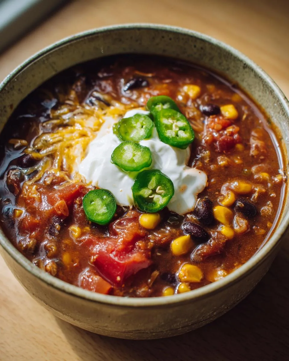 Taco Soup withou ground beef - detail 4