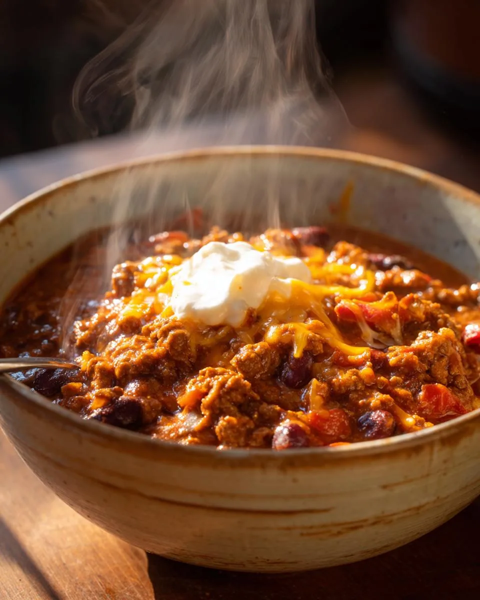 The Best Homemade Crockpot Chili - detail 3