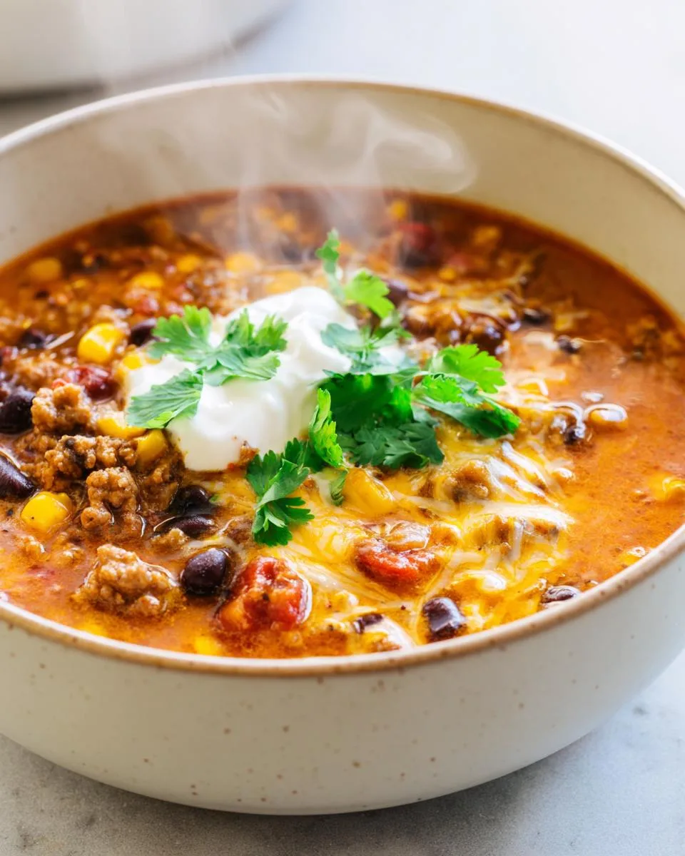 The Creamiest Taco Soup - detail 3
