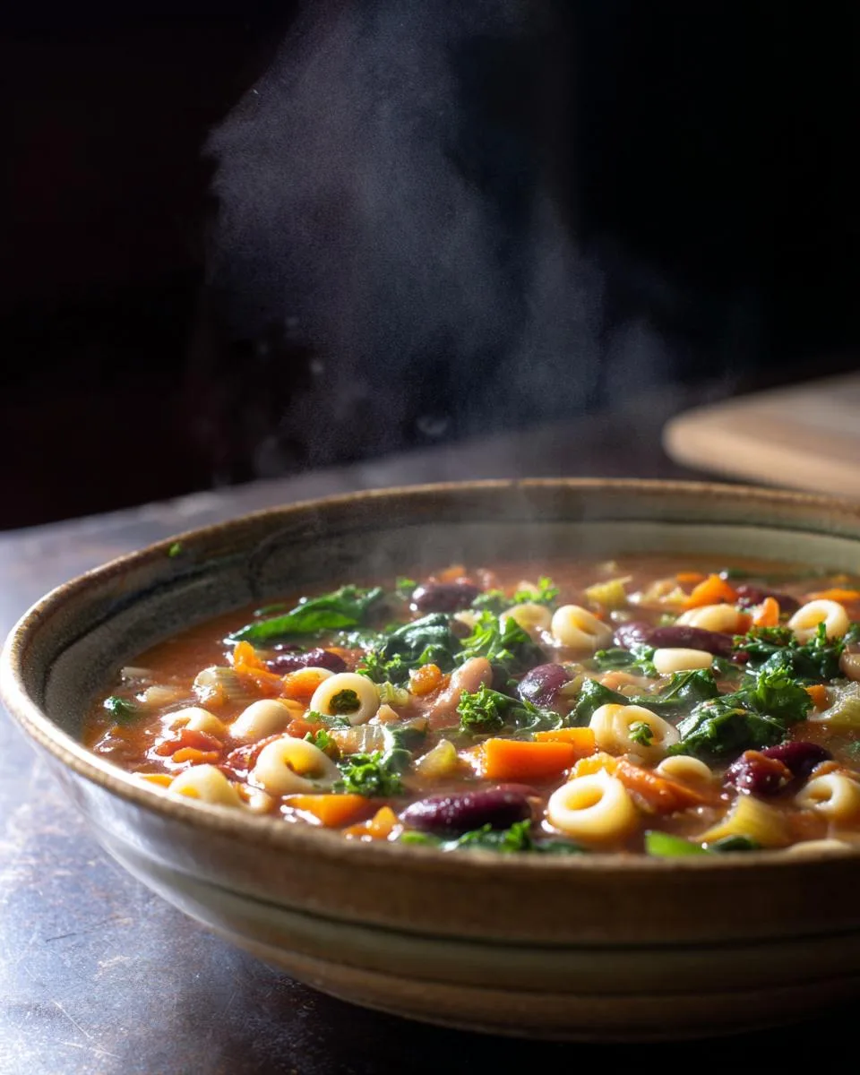 Traditional Italian Minestrone Soup - detail 2