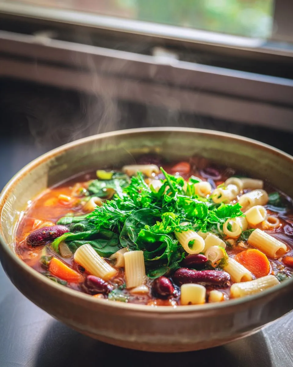 Traditional Italian Minestrone Soup - detail 4