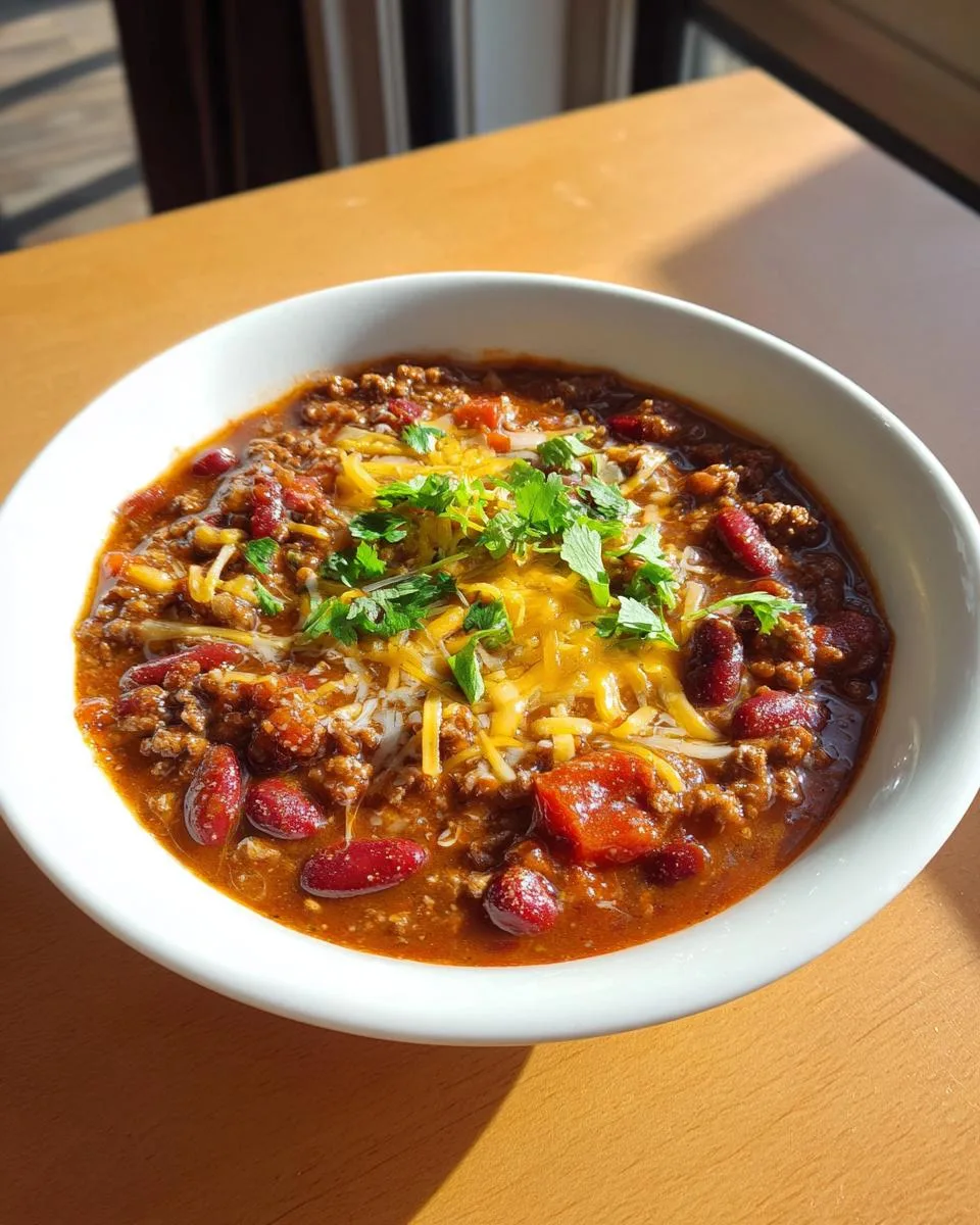 best chili with beans - detail 2