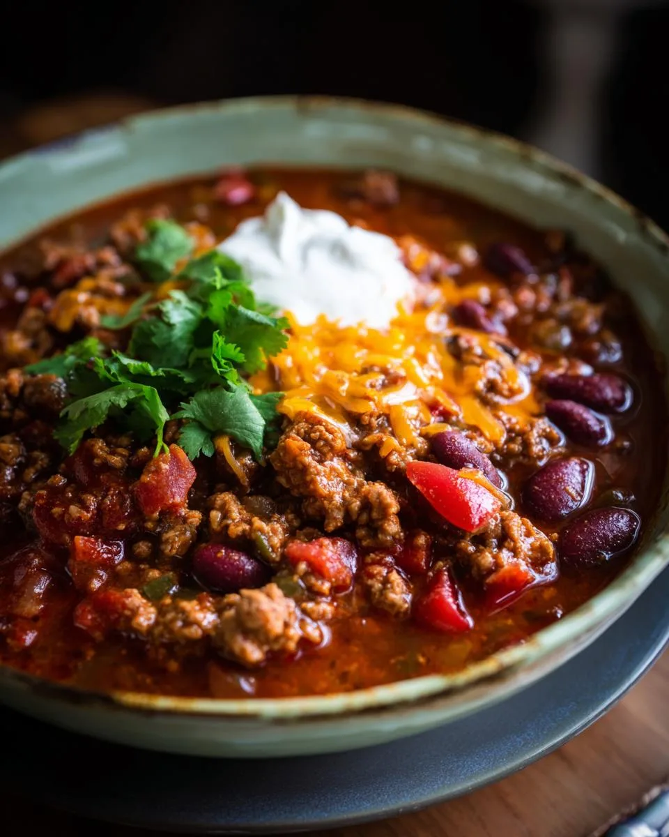 chili recipe with chili beans - detail 1