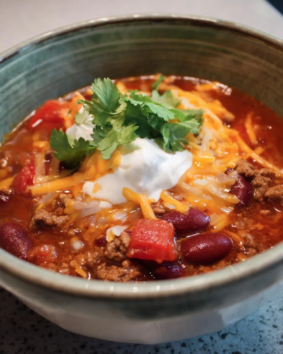 chili recipe with chili beans - detail 4