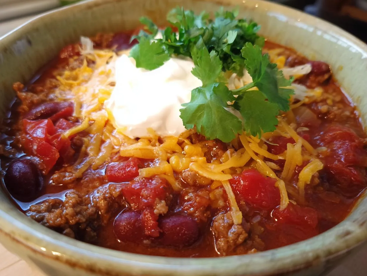 Hearty Chili Recipe with Chili Beans – Comfort in a Bowl