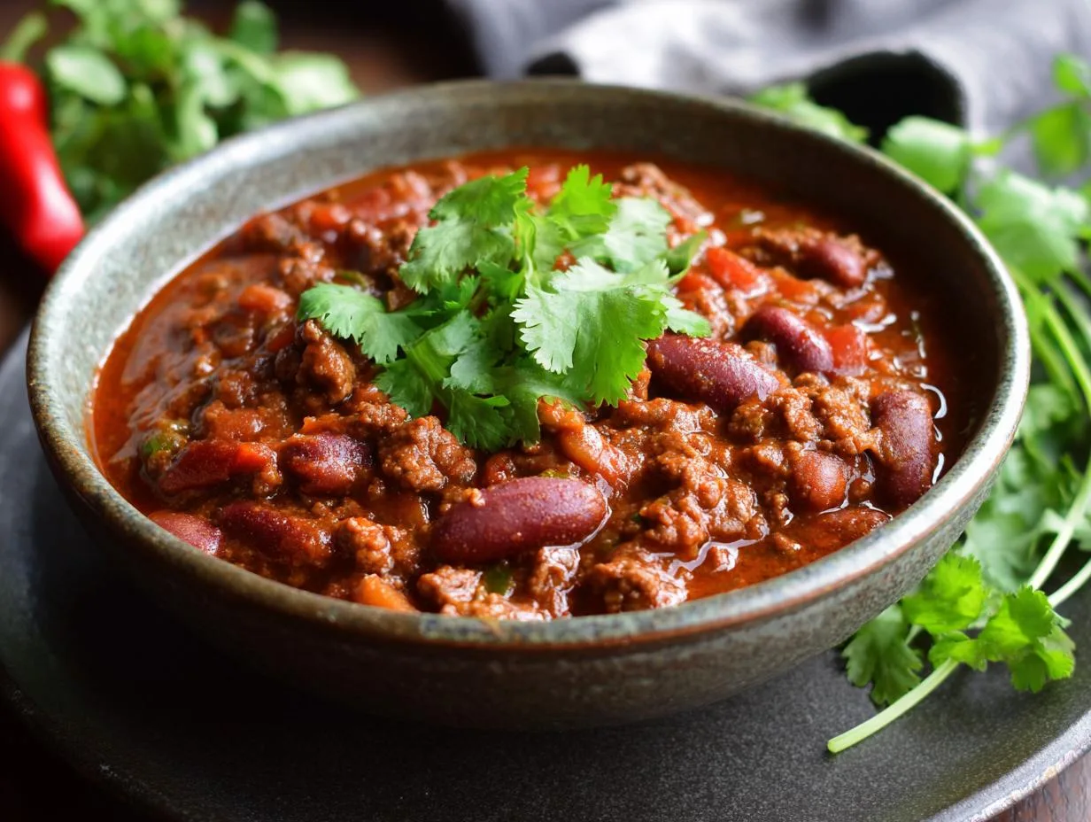 Hearty 25-Minute Classic Beef Chili Recipe for Cozy Nights