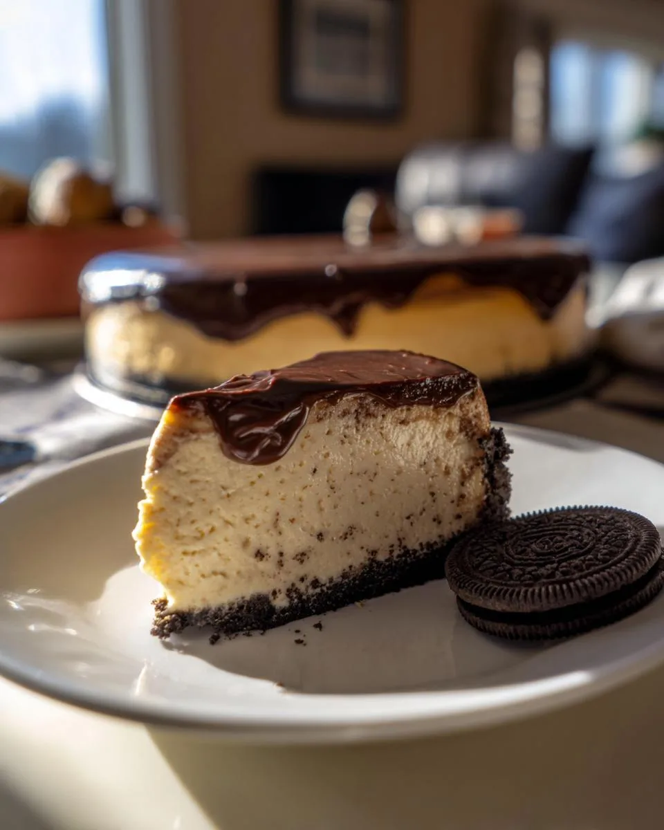 Baileys Irish Cream Cheesecake - detail 3