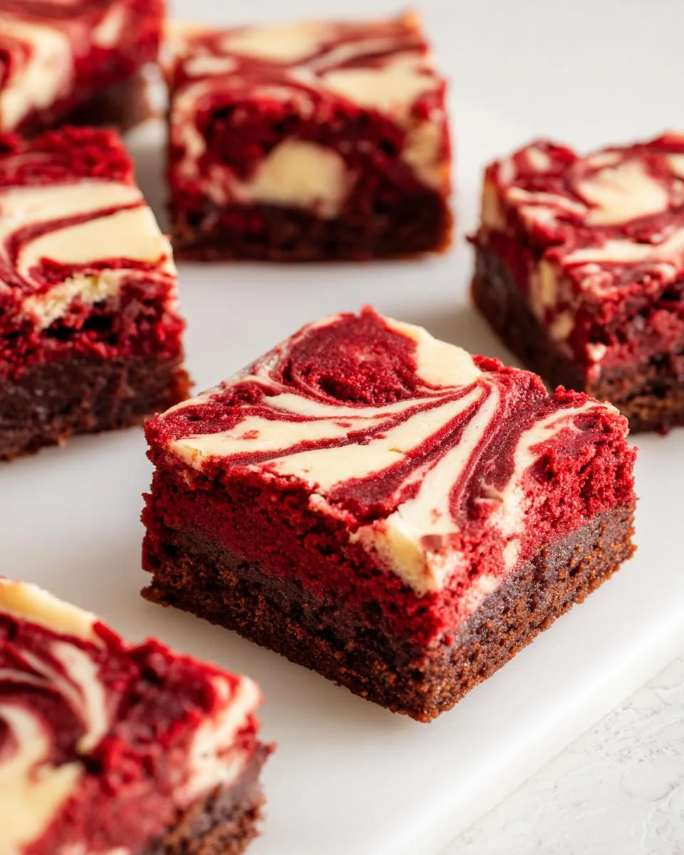 Better-Than-Crumble Red Velvet Cheesecake Brownies - detail 3