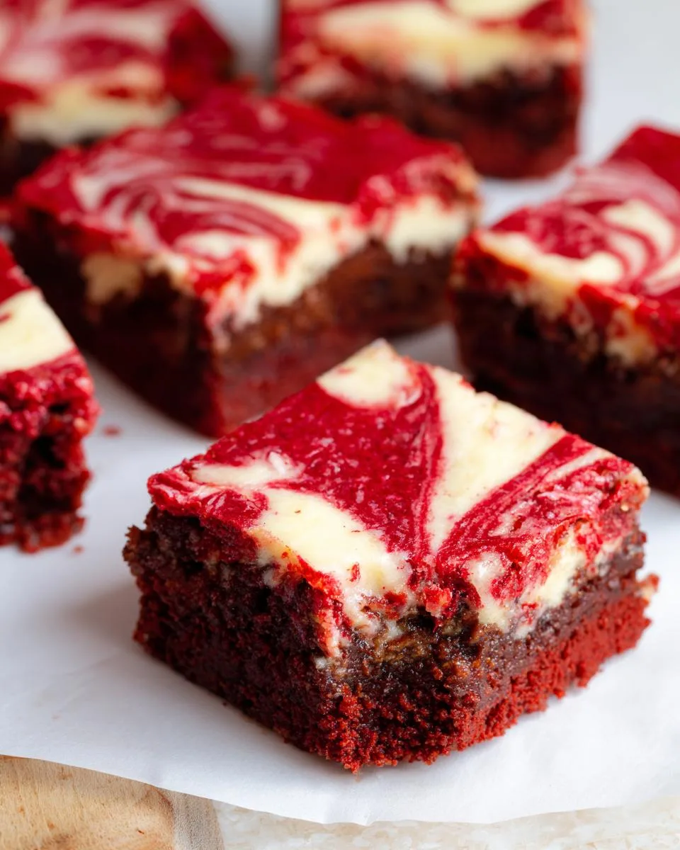 Better-Than-Crumble Red Velvet Cheesecake Brownies - detail 4