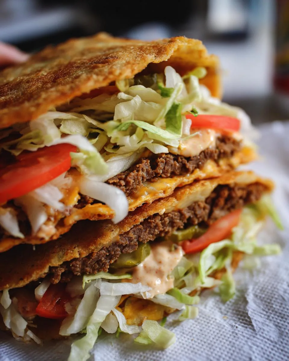 Big Mac Smash Burger Tacos - detail 2