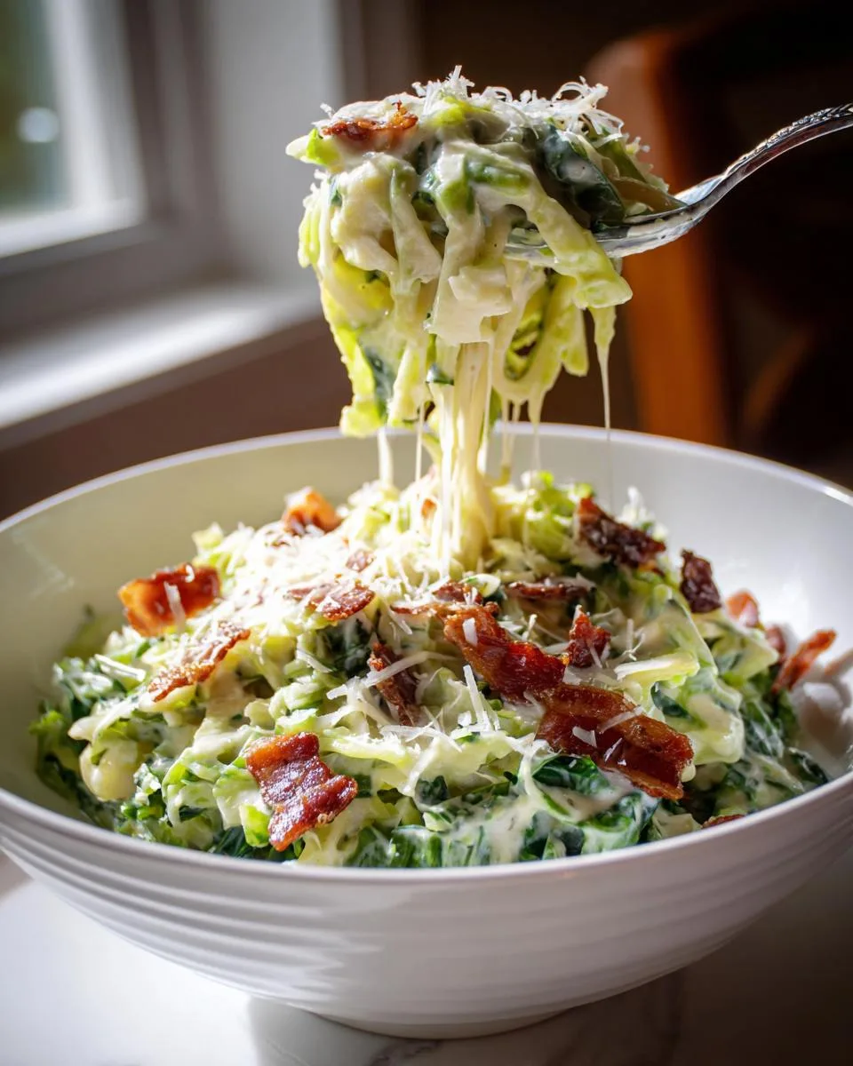 Cabbage Alfredo - detail 1
