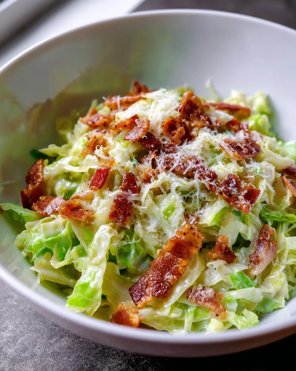 Cabbage Alfredo - detail 3