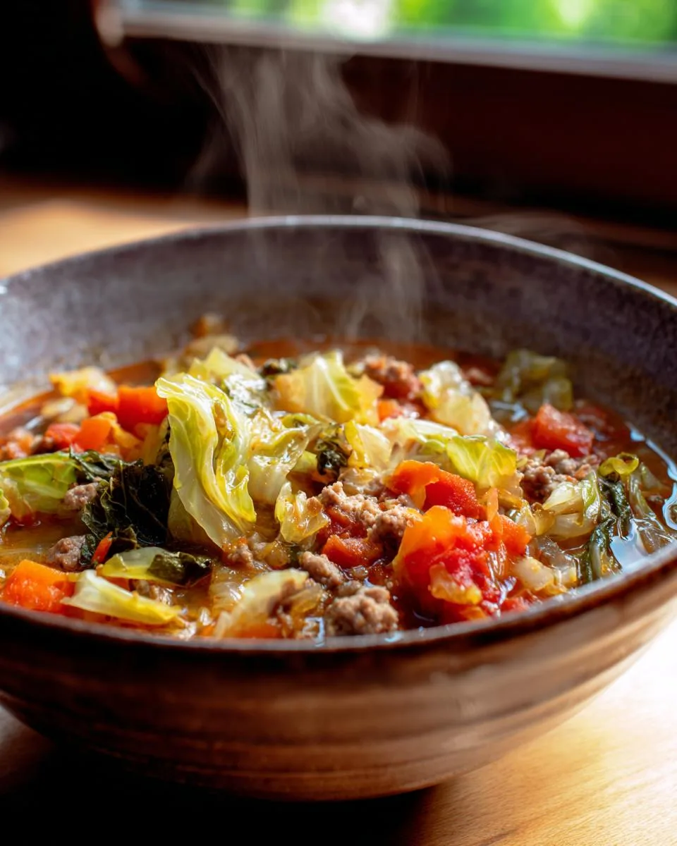 Cabbage Sausage Soup - detail 4