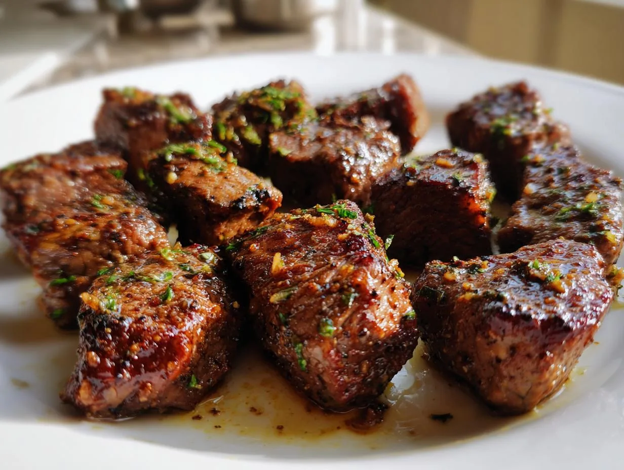 20-Minute Cajun Butter Garlic Steak Bites Recipe
