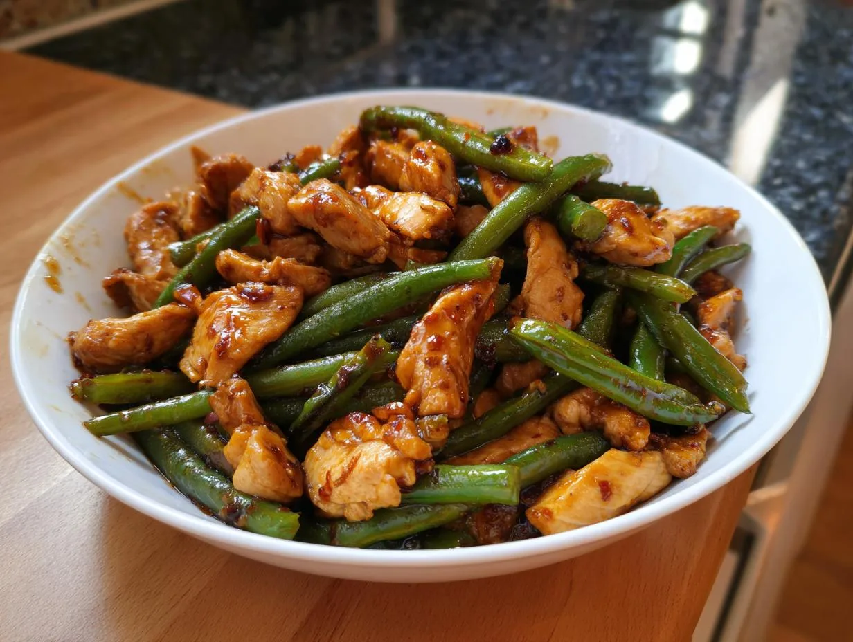 30-Minute Chicken Breast and Green Beans Stir-Fry Recipe