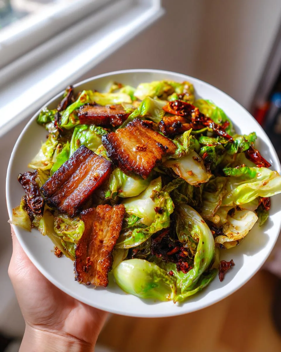 Chinese Cabbage Stir Fry - detail 3