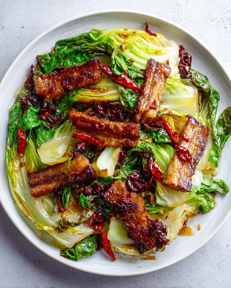 Chinese Cabbage Stir Fry - detail 4