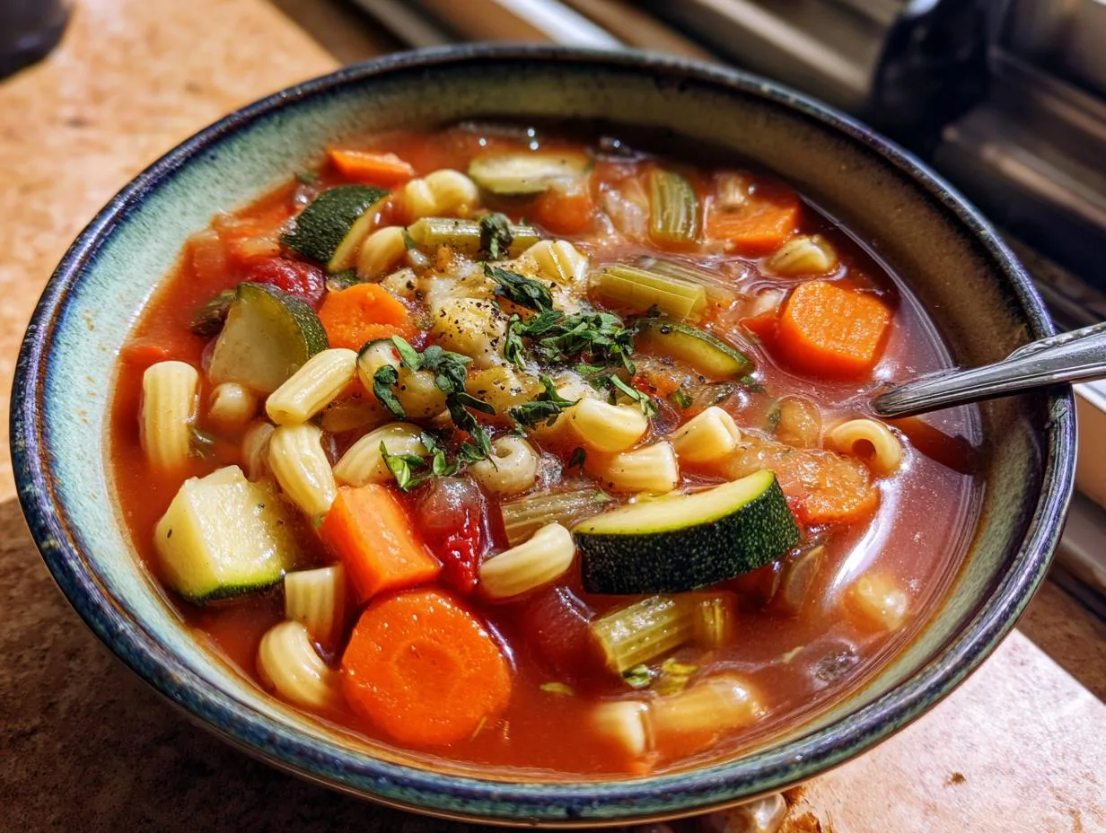 Hearty Classic Minestrone Soup Recipe in Just 3 Steps