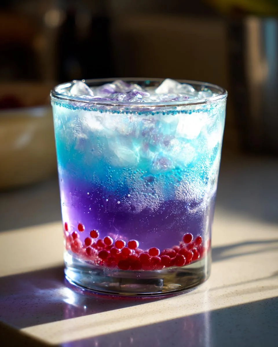 Cool Blue Summer Skies Drink - detail 2