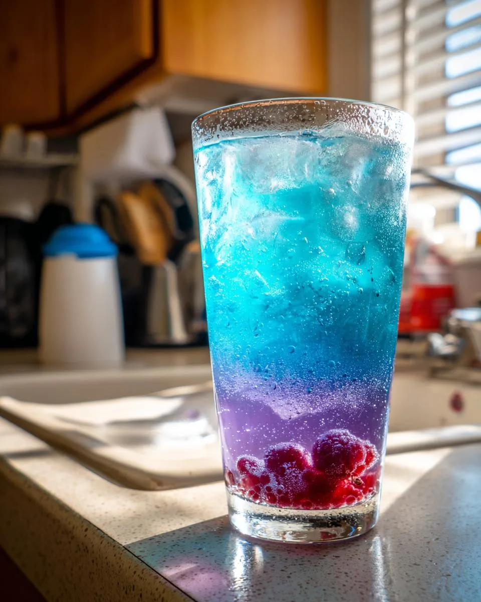 Cool Blue Summer Skies Drink - detail 3