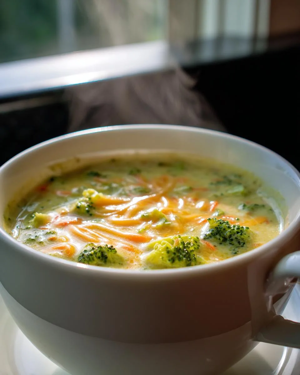 Copycat Panera Broccoli Cheddar soup - detail 2