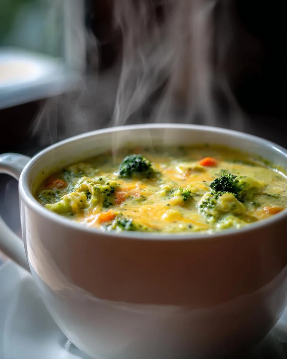 Copycat Panera Broccoli Cheddar soup - detail 3