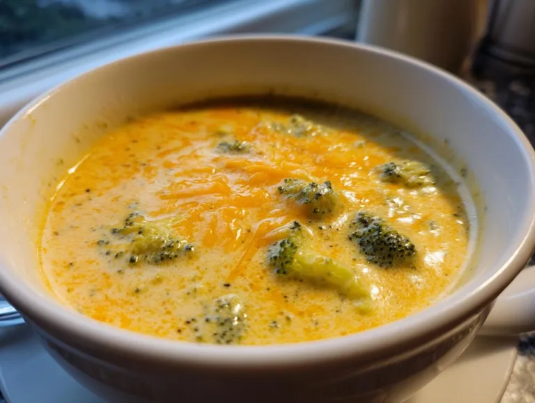 Creamy Broccoli Cheddar Soup