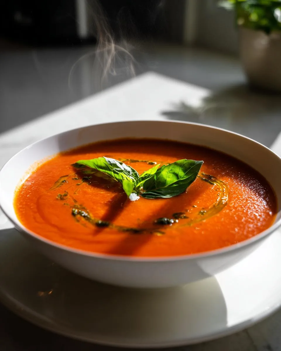 Creamy Tomato Basil Soup (No Cream!) - detail 2