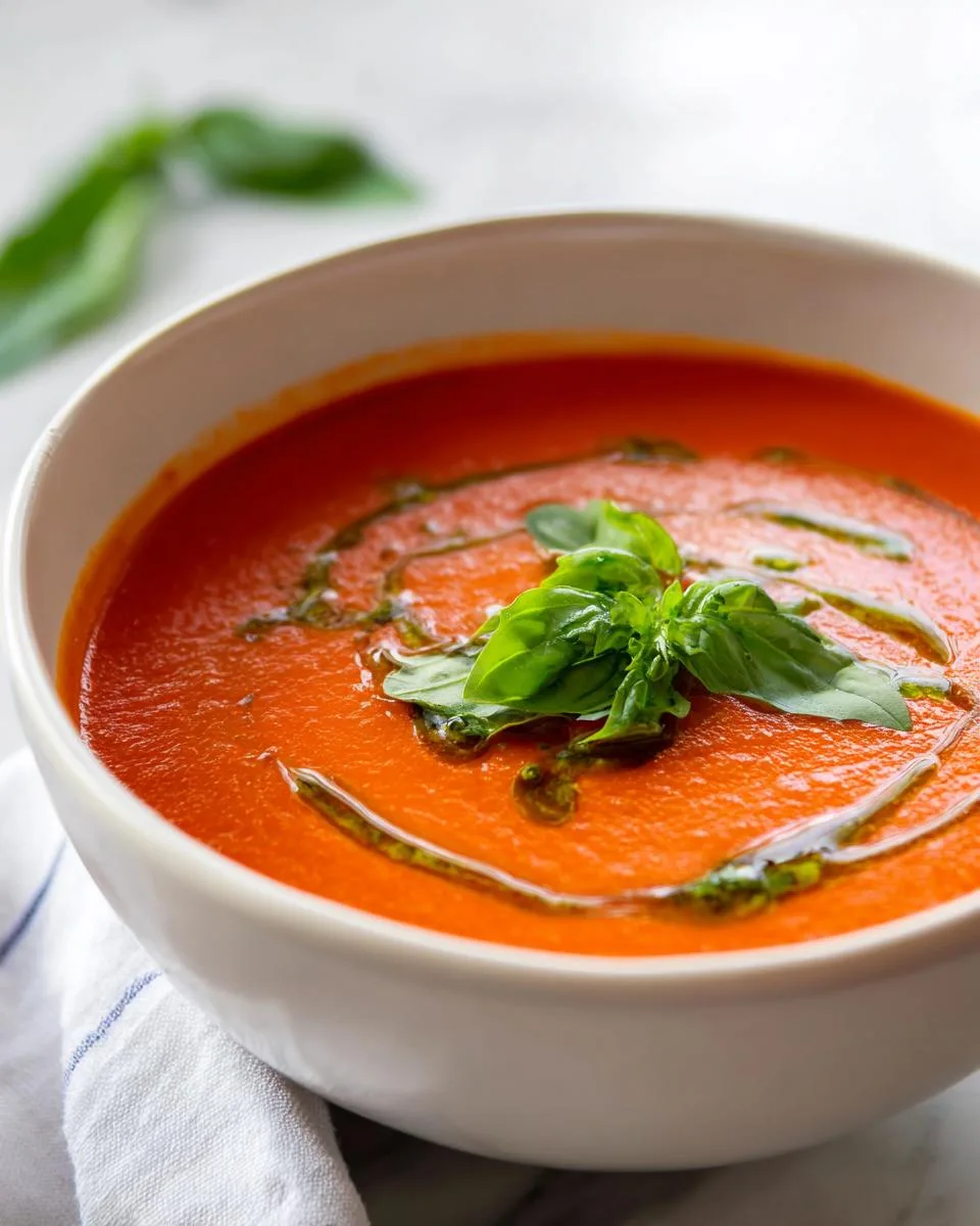 Creamy Tomato Basil Soup (No Cream!) - detail 4