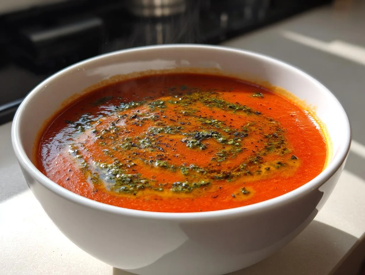 Creamy Tomato Basil Soup Recipe Without Cream Will Amaze You