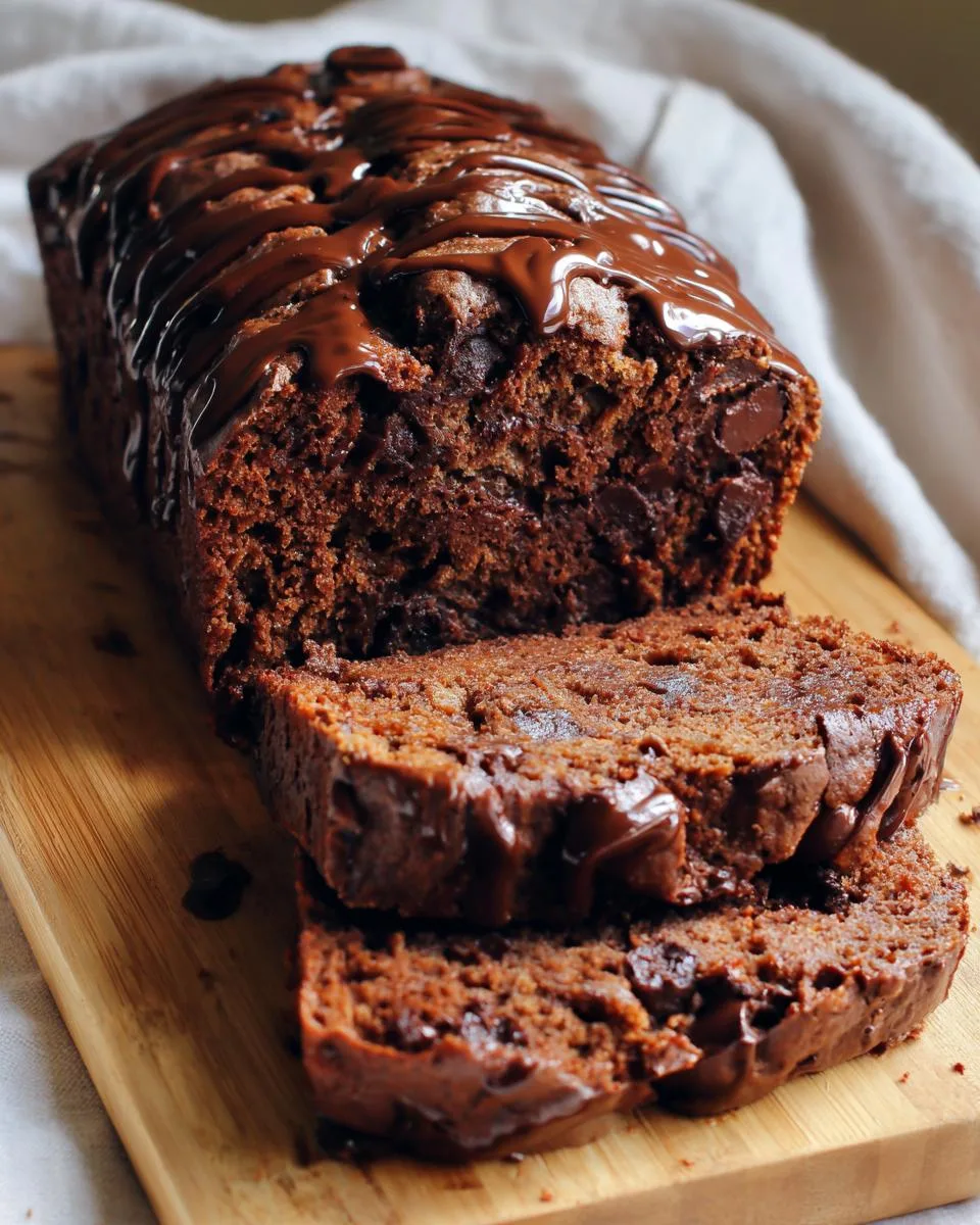 Double Chocolate Banana Bread - detail 2