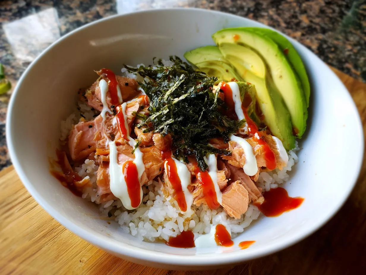 7-Minute Emily Mariko Salmon Rice Bowl You’ll Crave Daily