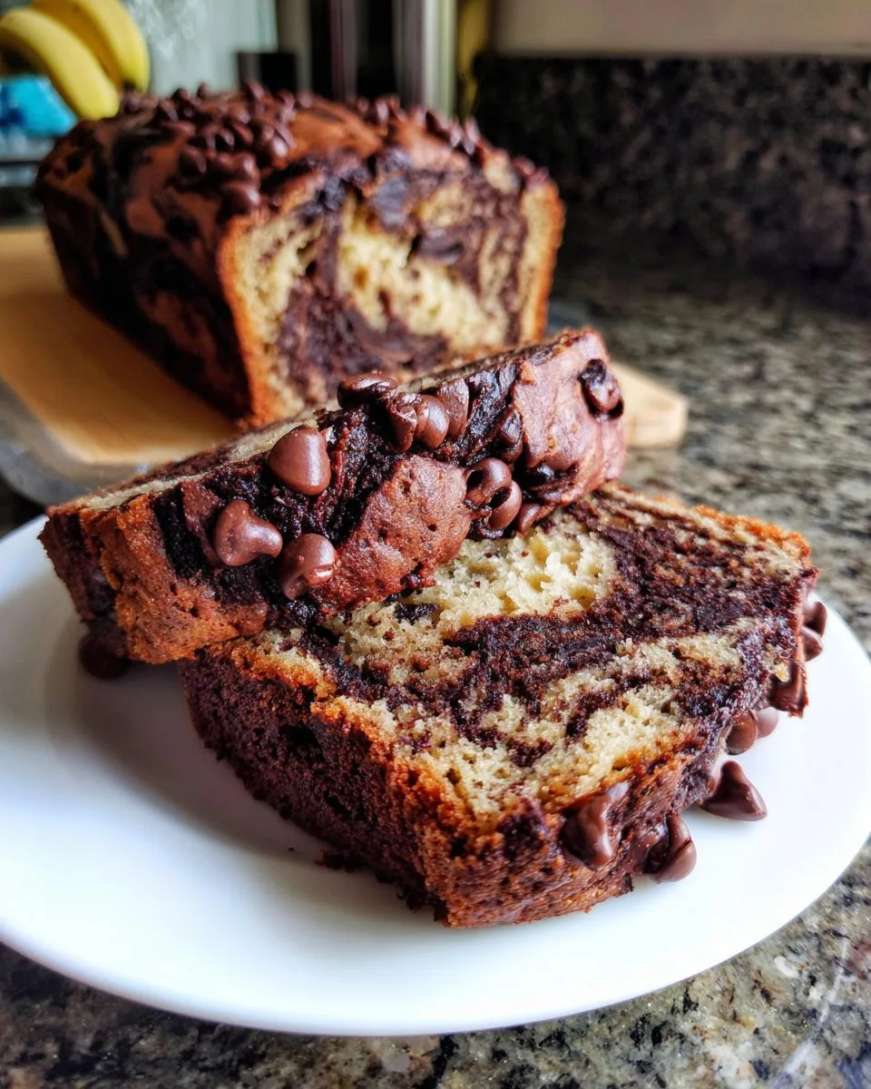 Fudge-Like Double Chocolate Banana Bread - detail 2