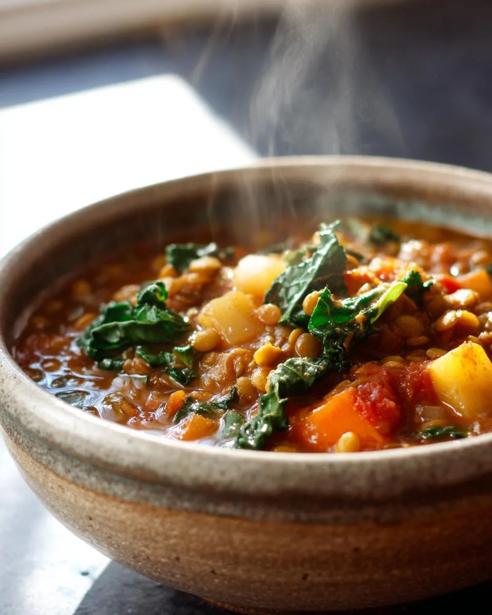 High Protein Lentil Soup - detail 3
