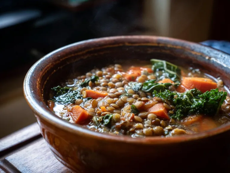 High Protein Lentil Soup