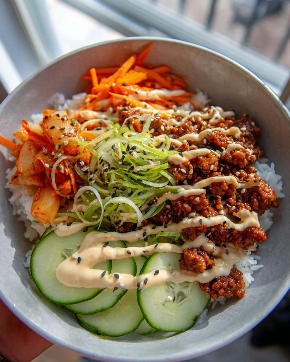 Korean Beef Rice Bowls - detail 1